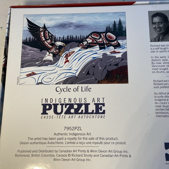 Richard Shorty Indigenous Art 1000 pc Puzzle NIB - Picture 7 of 9